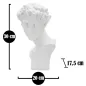 SCULTURA ROMAN YOUNG 20 17,5 30 cm